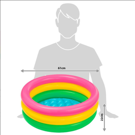 Pileta Inflable Intex Sunset Glow 61x22 cm