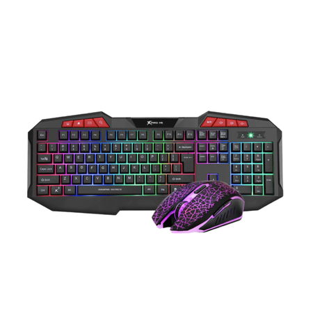 TECLADO + MOUSE GAMER XTRIKEME (C:NEGRO MK-503KIT)
