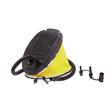 Inflador Fuelle De Pie 3 Tls, 3 Adaptadores - Infla Y Desinfla
