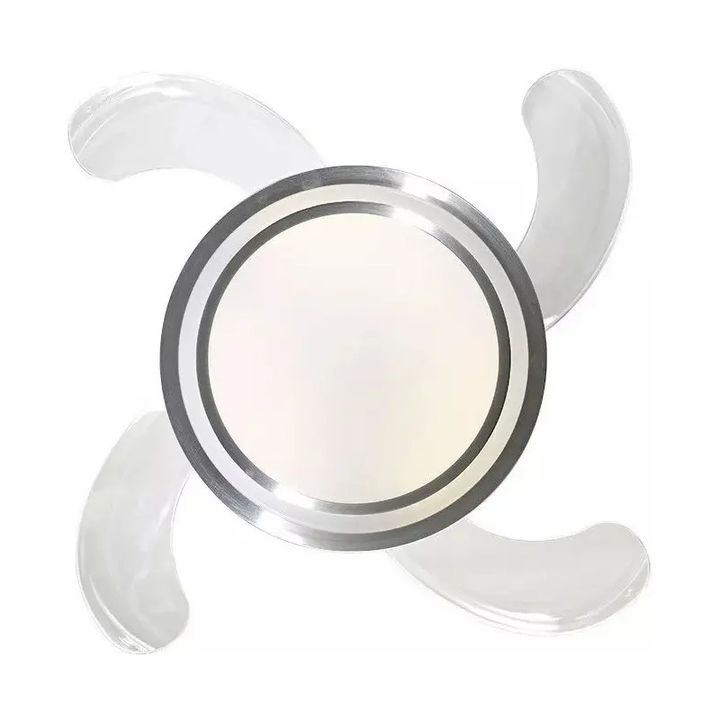 Ventilador Techo Liliana Vtha604 4 Palas 6 Velocidades Led Color De La Estructura Plateado Color De Las Aspas Blanco Diametro 106 Cm 1.06 M - Vista 5
