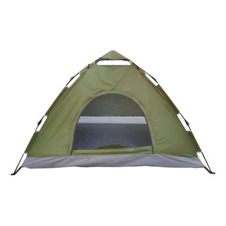 Carpa Tienda Camping 3 Personas Automatica Verde 200x150 Cm Verde