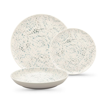 JUEGO DE VAJILLA X18 PIEZAS TIE DYE - OXFORD