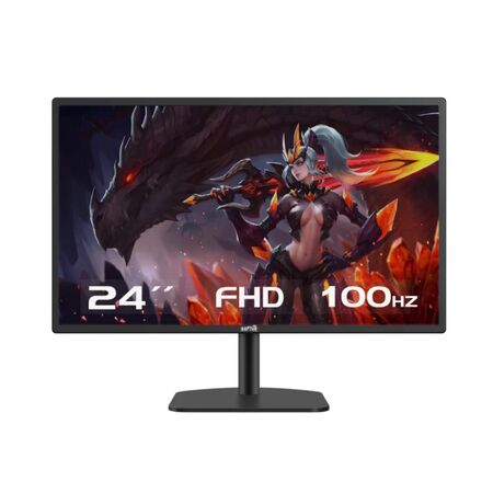 Monitor Gamer Raptor Hawk Eye 24 Slim FHD 100Hz 5Ms HDMI-VGA Negro
