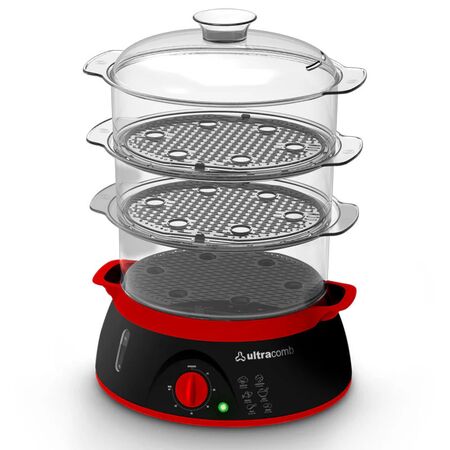 Vaporera Electrica Ultracomb 3 Bandejas 900w