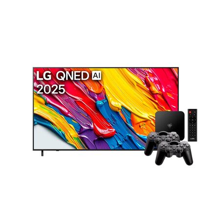 Combo Smart TV LG QNED 4K 75" AI Thinq + Consola Retroplay LT 2300 Juegos