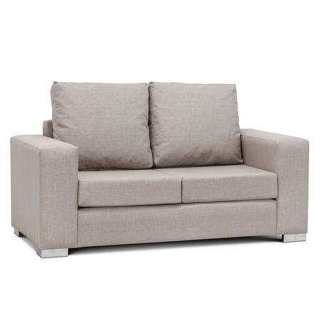 Sillón 2 Cuerpos Virginia Tapizado Aspen Arena Espácity