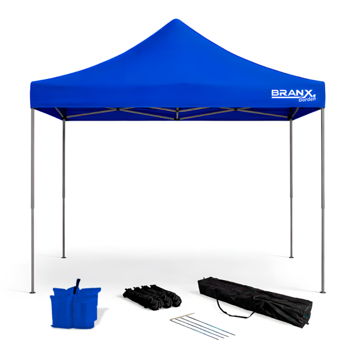 GAZEBO VERDE SIN LATERALES 3x3 mts - Vista 8
