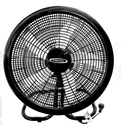 Ventilador Embassy 18  Fp-1870 2 En 1 Turbo Piso/pared 45.72 Cm