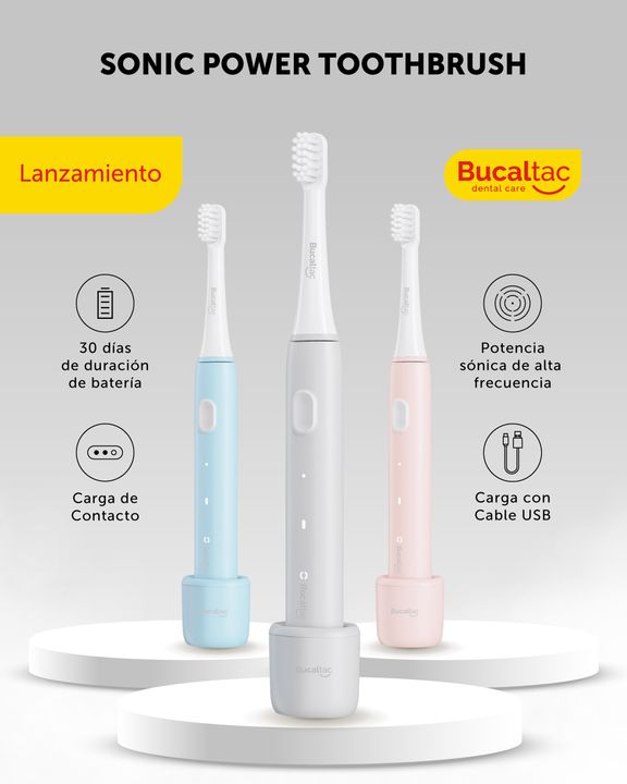 Cepillo Dental Eléctrico Bucal Tac Sonic Power Tootbrush Usb - Vista 10