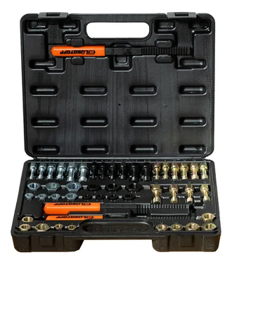 Juego Reparador De Roscas 49 Piezas Terrajas Lusqtoff L1046