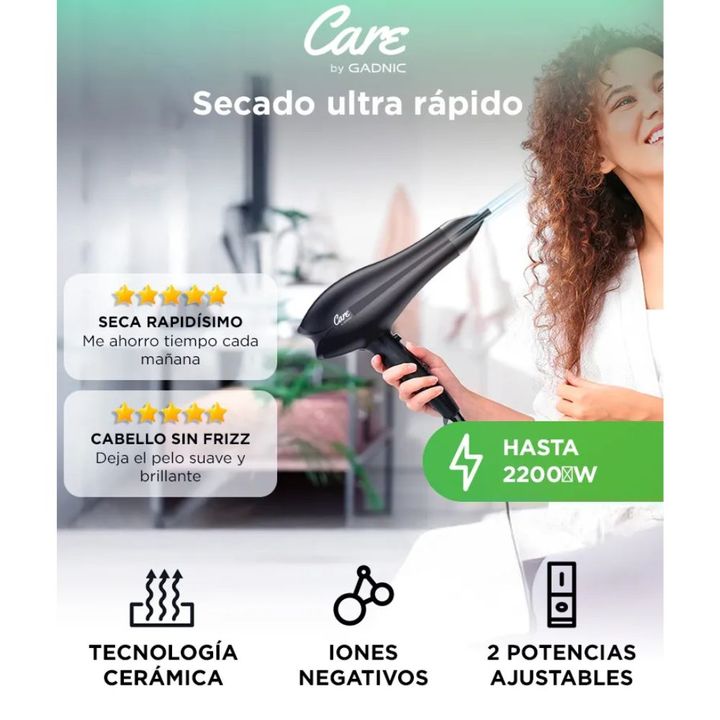 Secador de Pelo Gadnic Care S2400 PRO - Vista 2