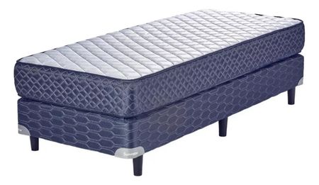 COLCHÓN Y SOMMIER SUAVESTAR LUJO 80x190 ESPUMA 1 PLAZA