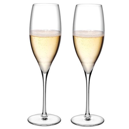 Copa Champagne Cristal X 2 Unid Vidrio Nude Terroir 310 Cc