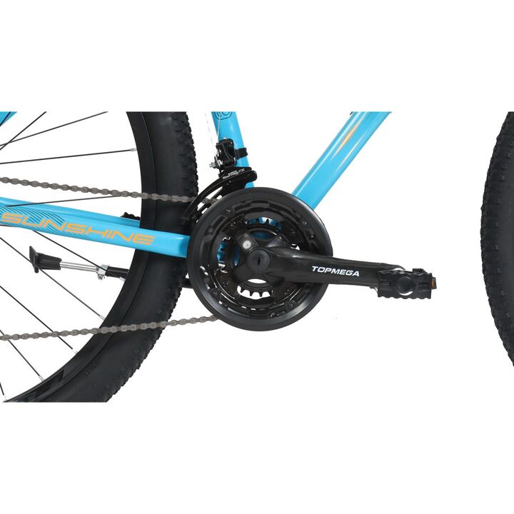 Bicicleta Mountain Bike Topmega Sunshine Aluminio Talle M R29 21vel Alum Celeste - Vista 8