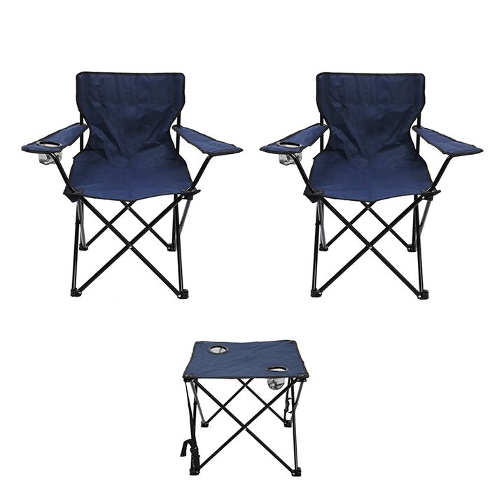 Set De Camping Mesa Y 2 Sillones Directores - Vista 1