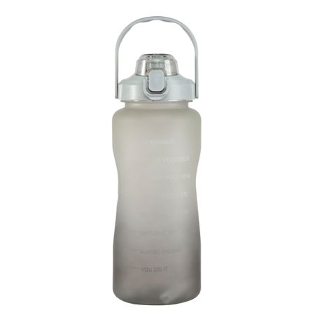 Botella Motivacional 2 Litros Negra Gadnic Degrade Botellón Agua