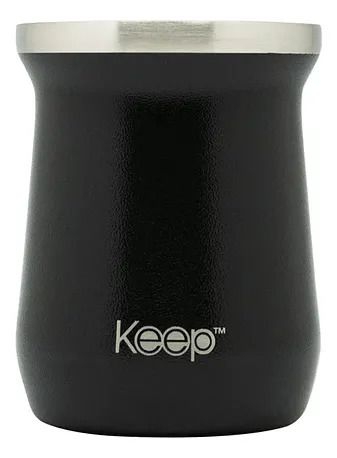 Mate Caja Hammered Keep 300 Ml Negro Negro - Vista 1