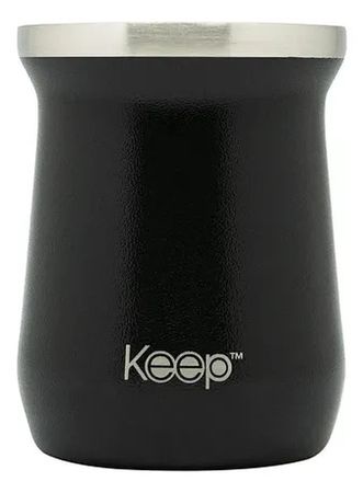 Mate Caja Hammered Keep 300 Ml Negro Negro