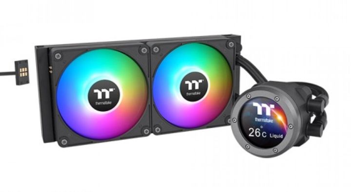 WATER COOLER THERMALTAKE TH240 V2 ULTRA EX ARGB SYNC WATER BLACK - Vista 4