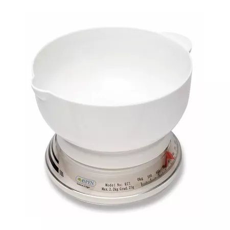 Balanza de Cocina Aspen KCI 2.2Kg Blanca