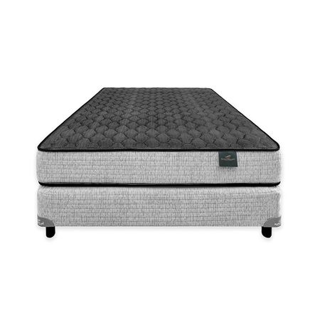 Conjunto Sommier y Colchón Sueño Dorado Niza 2 Plazas (140x190 cm) - Espuma Alta Densidad