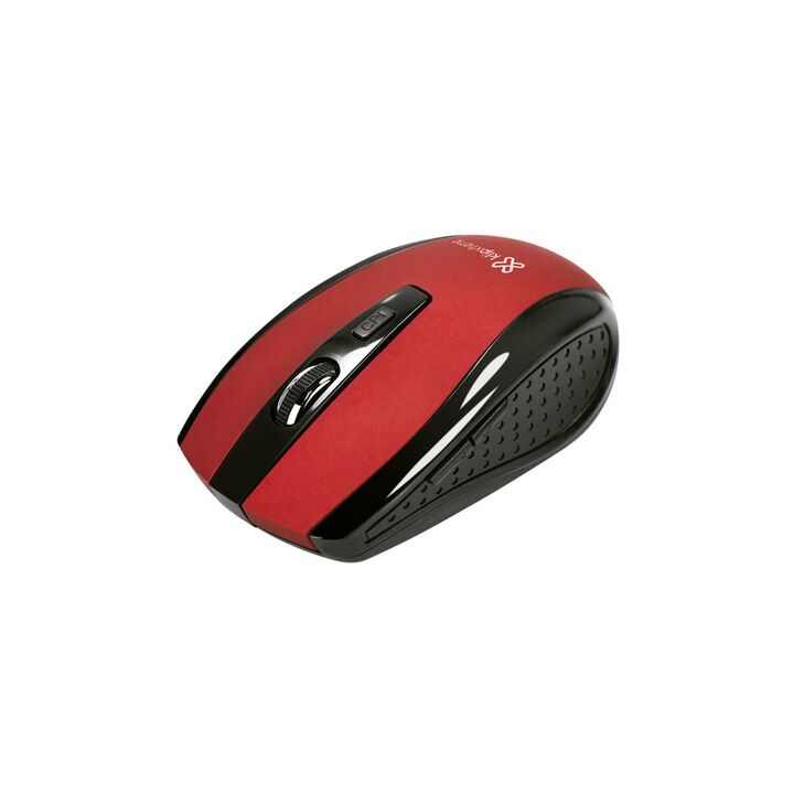Mouse Klipxtreme Klever Inalámbrico de 6 Botones Rojo - Vista 1