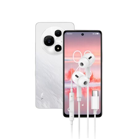 Combo TCL 60 Pro NXTPAPER 8+512GB Alps White + Auriculares Dekkin USB-C