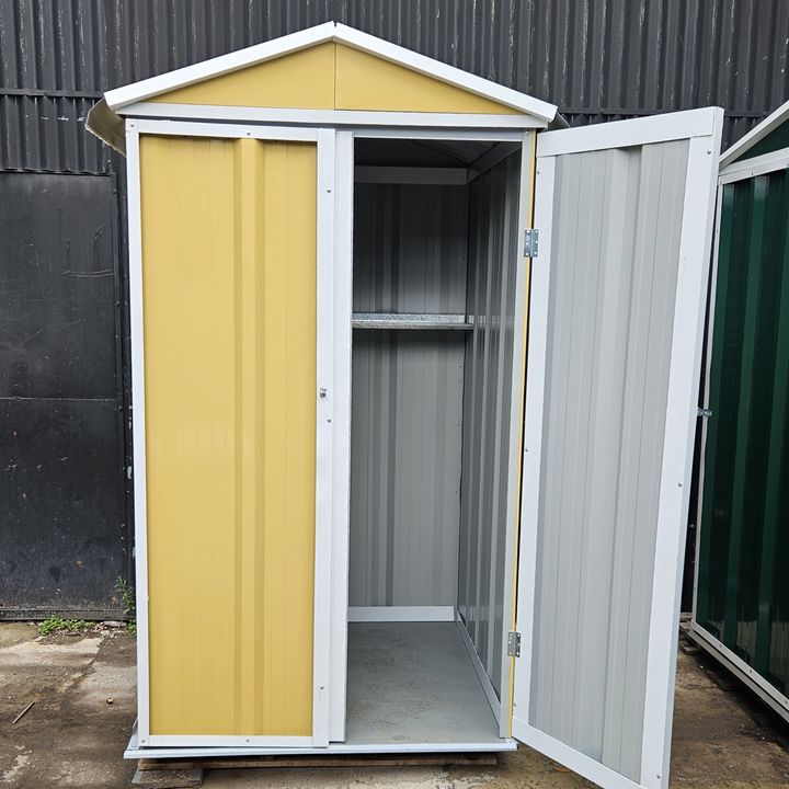 Armario Deposito Galpon de jardin 1x1x2 Arena + Estante Calibre 28 DON ACERO - Vista 6