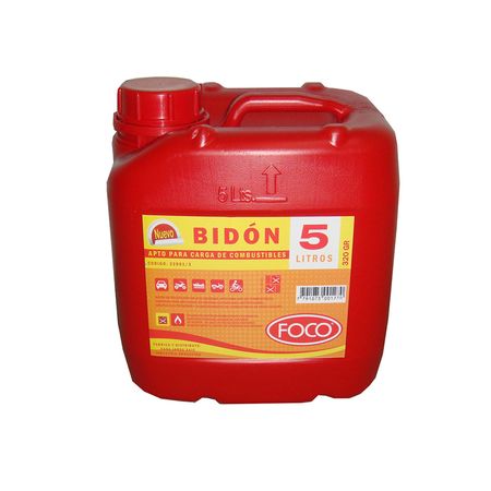 Bidon Para Combustible Foco 5 Lts