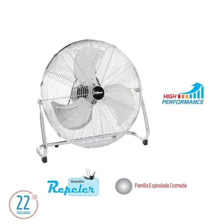 Ventilador Turbo Liliana 22" 130w 3 Velocidades VTFM22