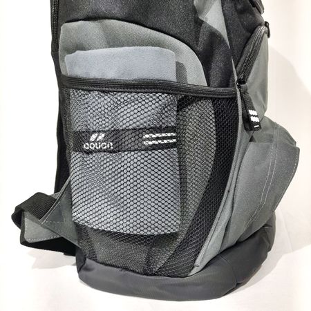 Mochila De Natación Aquon Global 35 Litros Lisas Gris Negro