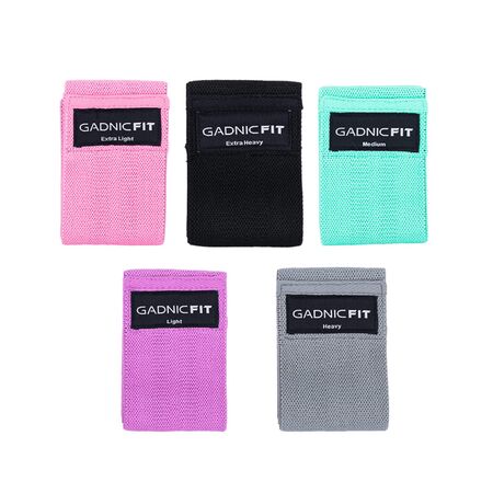 Set x5 de Bandas Elásticas Gadnic Isométricas