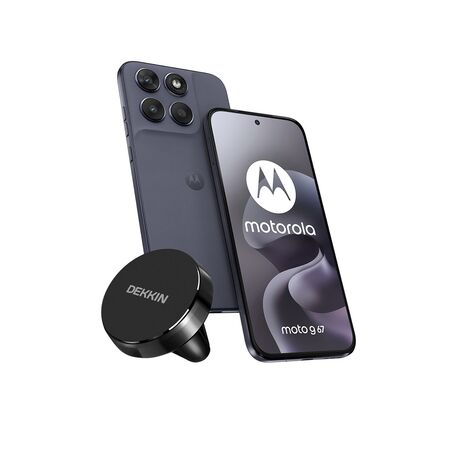 Combo Moto G67 5G 4+256GB Arctic Seal + Car Holder Redondo Dekkin