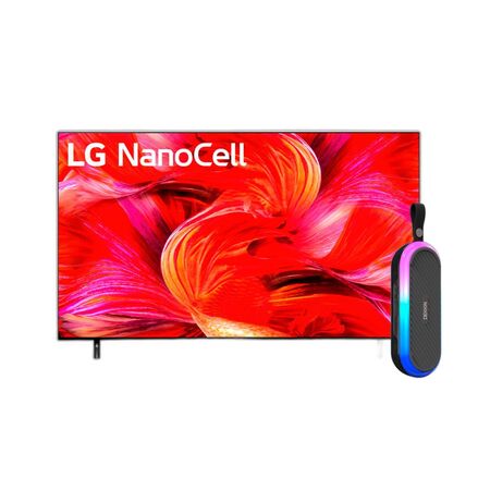 Combo Smart TV LG 55" 4K NanoCell + Parlante Bluetooth Dekkin BT-034 16W