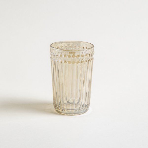 SET X 12 VASOS ALTOS DE VIDRIO COLOR CHAMPAGNE LINEA CARDIFF 400 ML - Vista 2