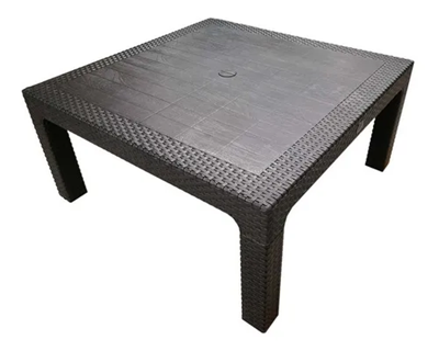 Mesa PVC Quality Plastic Ratona Ratan 70x70