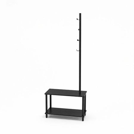 Perchero Industral DS Home 167 x 68 x 30 cm Madera Negro