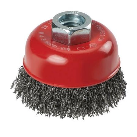 Cepillo de Copa Einhell Aggresso-Flex Alambre Acero Ø60mm Ondulado