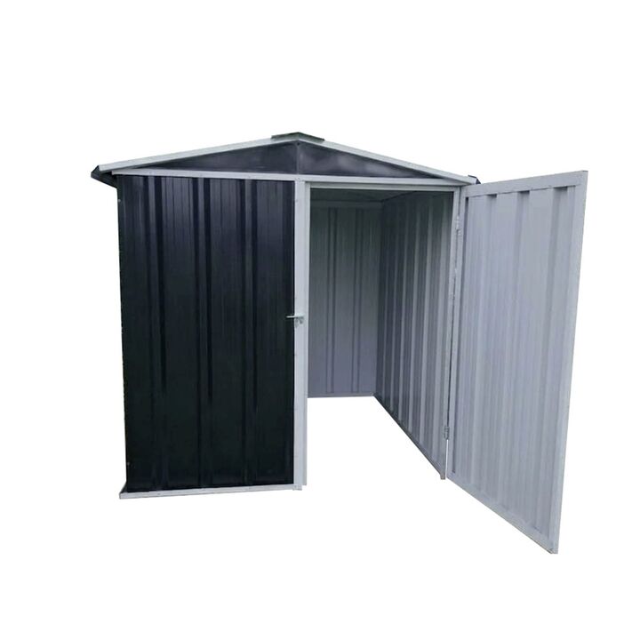 Armario Deposito Galpon de jardin Casi 2x2x2 Negro DON ACERO - Vista 3