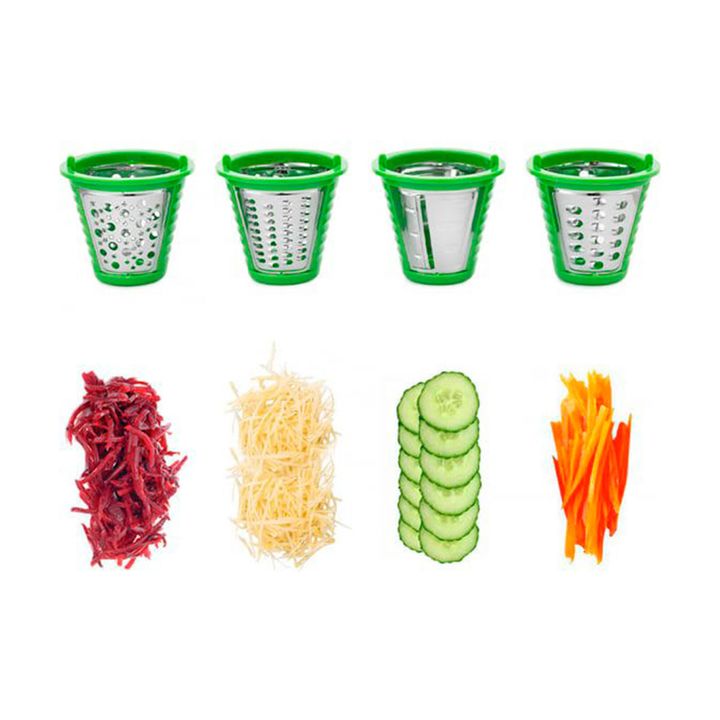 Rallador Electrico Daewoo DFP903N Rebana Pica Queso Pure Salad Maker - Vista 6