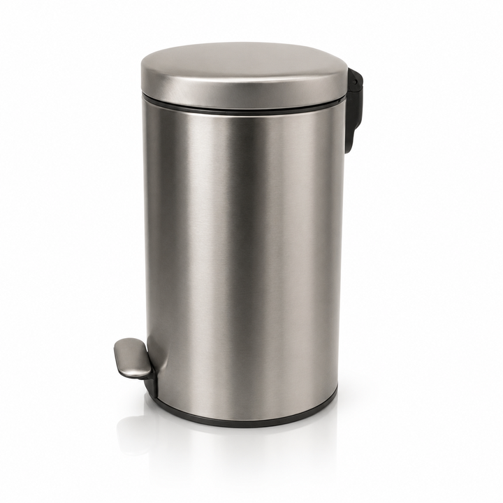 Cesto Tacho Basura Pedal 12 Lts con Balde Acero Inoxidable Mate Aston - Vista 5