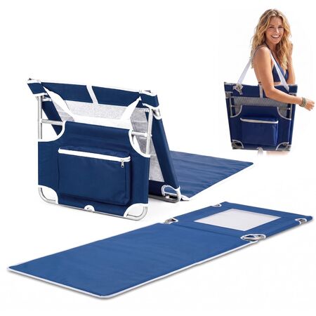 Reposera Southport By Gadnic Plegable Tipo Colchoneta Oxford 600D Con Bolsa Termica Integrada Y Correa De Hombro