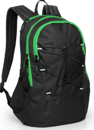 Mochila 385 Spectrum Verde  Negro