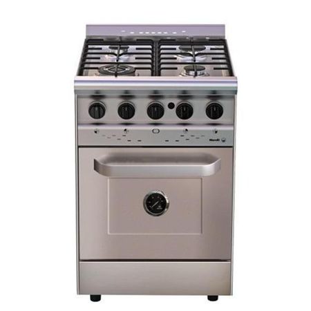 Cocina Morelli 18043 P 55Cm Forza Acero A Gas Reja Liviana
