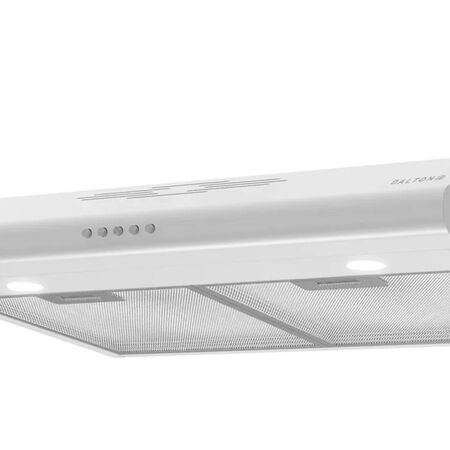 Purificador Dalton 60cm Blanco 1 motor Luz 3 Velocidades Con Filtro STILOPRO60-BL