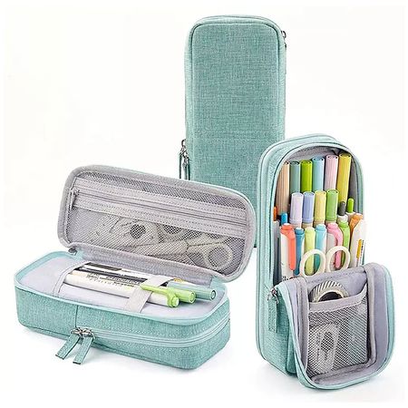 Cartuchera Escolar Verde Gadnic 2 Pisos