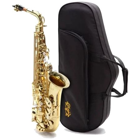 Knight JBAS-200. Saxo alto Eb laqueado. Ideal para estudio y práctica