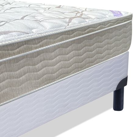 Colchon Inducol Pocket Firm 1 Plaza y Media 100x190 de Resortes Pocket con Euro Pillow