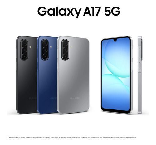 Celular Samsung Galaxy A17 5G (256+8GB) Blue Azul - Vista 3