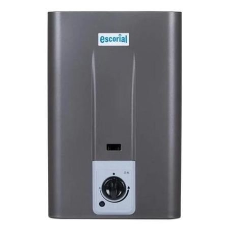 Calefon Escorial 14 Litros Gris Grafito Gas Natural